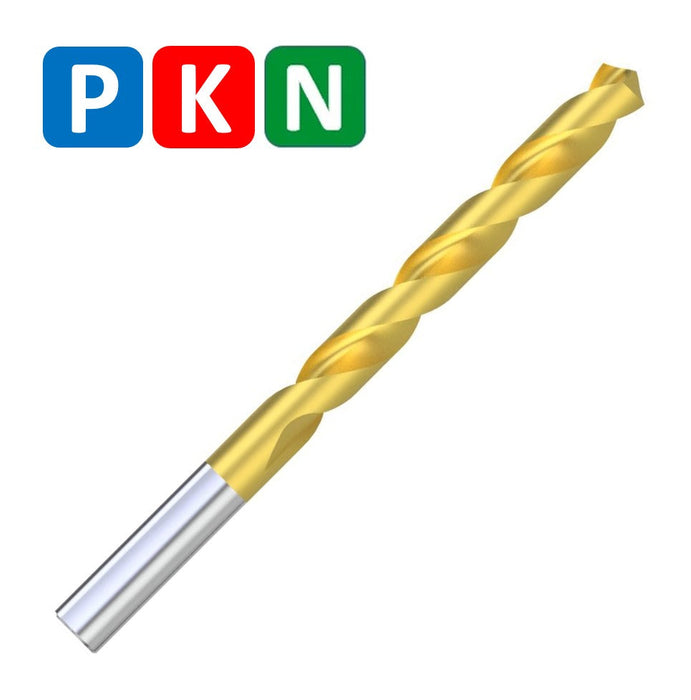 HSS Drill Tip of 118º Helix at 30º DIN338NSP TIN Coating 12mm 12x101x151xD12 (5pcs)
