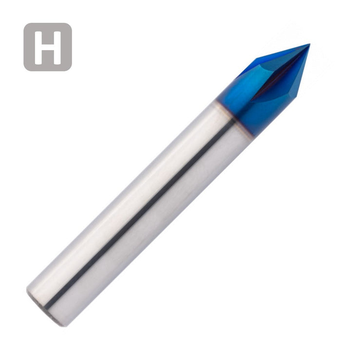 Solid Carbide Chamfer 60° 6mm 6x50xD6