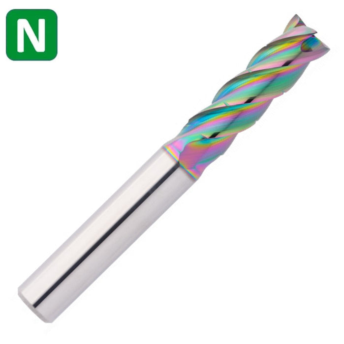 Solid Carbide End Mill 6mm 6R0.15x18-25x65xD6