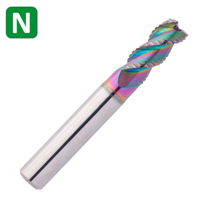 Solid Carbide End Mill 6mm 6R0.2x13-19x57xD6