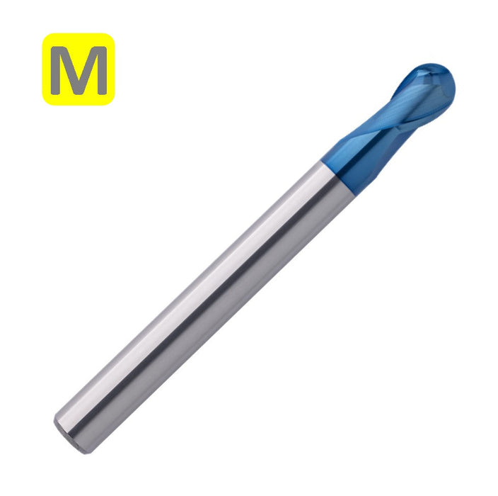 Solid Carbide End Mill 1mm 1R0.5x2x75xD6