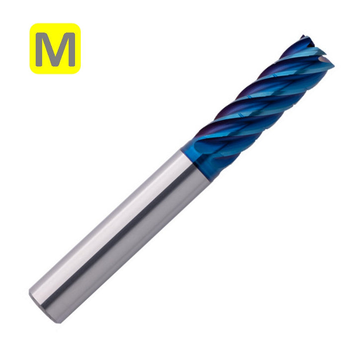 Solid Carbide End Mill 6mm 6R0.15x20-25x63xD6