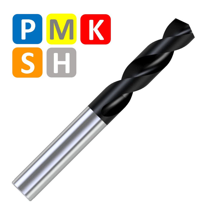 3xD Solid Carbide Drill 140º tip TiAlN coating DIN 6535 with internal Coolant 10.2mm 10.2x71x118xD12