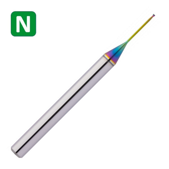 Solid Carbide End Mill 0.2mm 0.2R0.05x0.2-0.5x50xD4