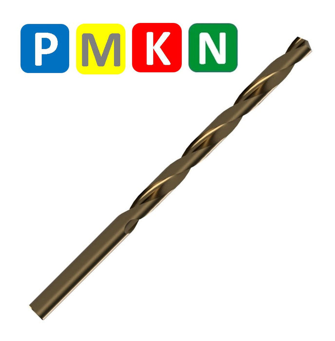HSSCo Drill Tip of 135º Helix at 30º Long series DIN 340N 6mm 6x91x139xD6 (10pcs)
