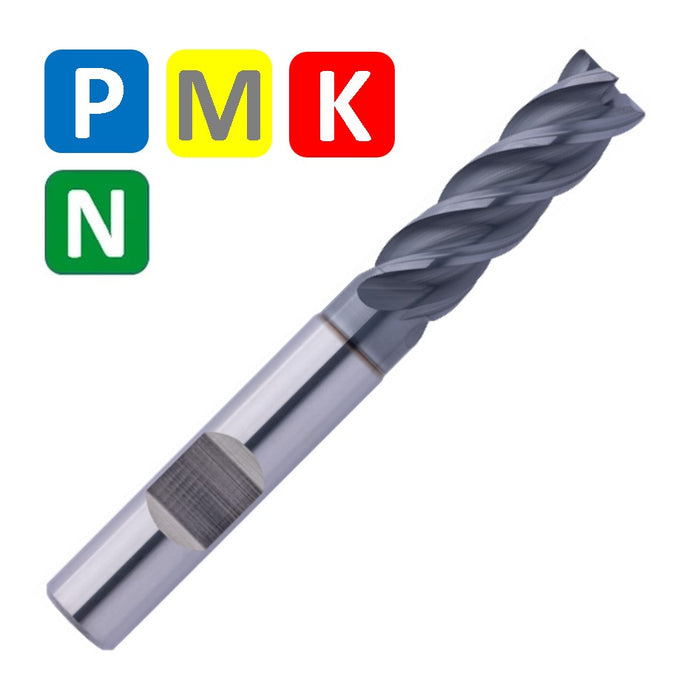Solid Carbide End Mill 20mm 20C0.3x60-74x126xD20