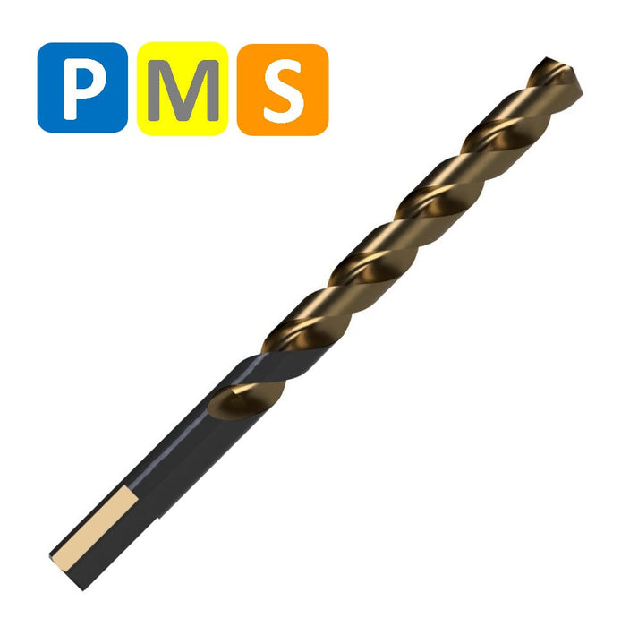 HSSCo Drill Tip of 135º Helix at 40º Short series Three-plane handle DIN 338W 5mm 5x52x86 (10pcs)
