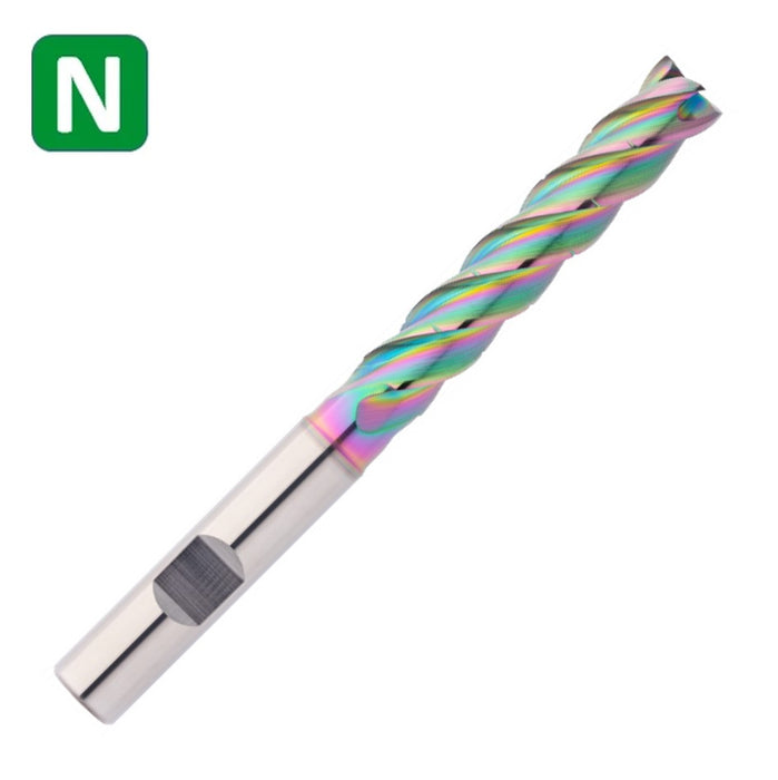 Solid Carbide End Mill 5mm 5R0.15x26-36x75xD6