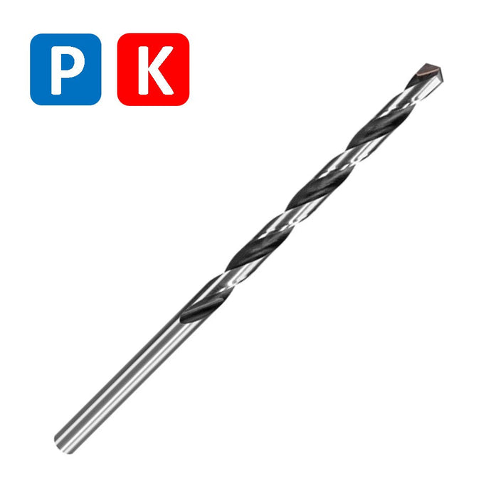 HSS Drill Tip of 130º Helix at 30º DIN340 - Carbide Tip 6.5mm 6.5x63x101xD6.5