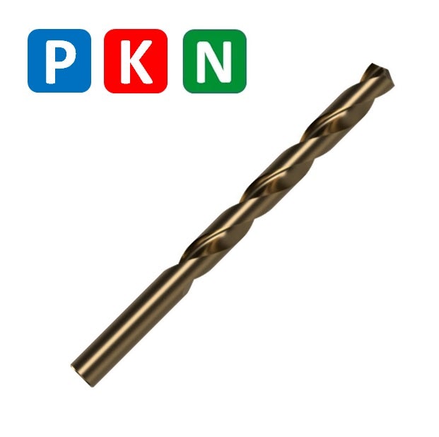 HSSCo Drill , Tip of 135º, Short series (8.1mm - 20.0mm)