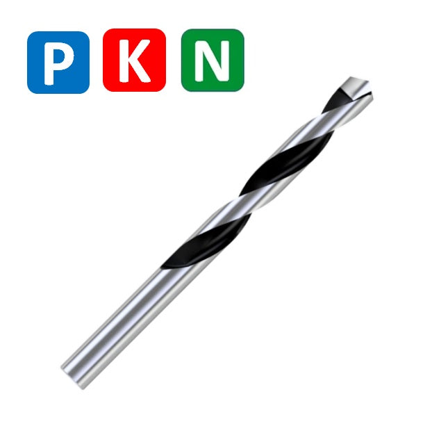 HSS With Carbide Tip Drill , Tip of 118º, Helix at 30º, DIN 338N (1.5mm - 20.0mm)