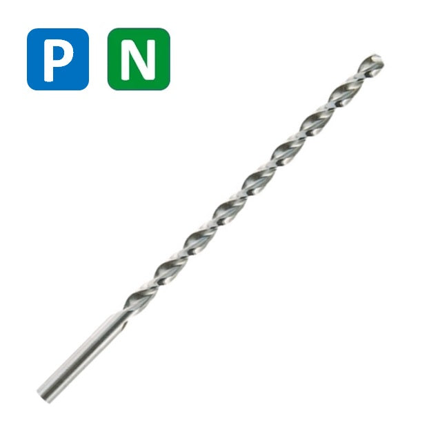 HSSCo Drill , Tip of 135º, Helix type S, Long series, DIN 340S (2.0mm - 13.0mm)