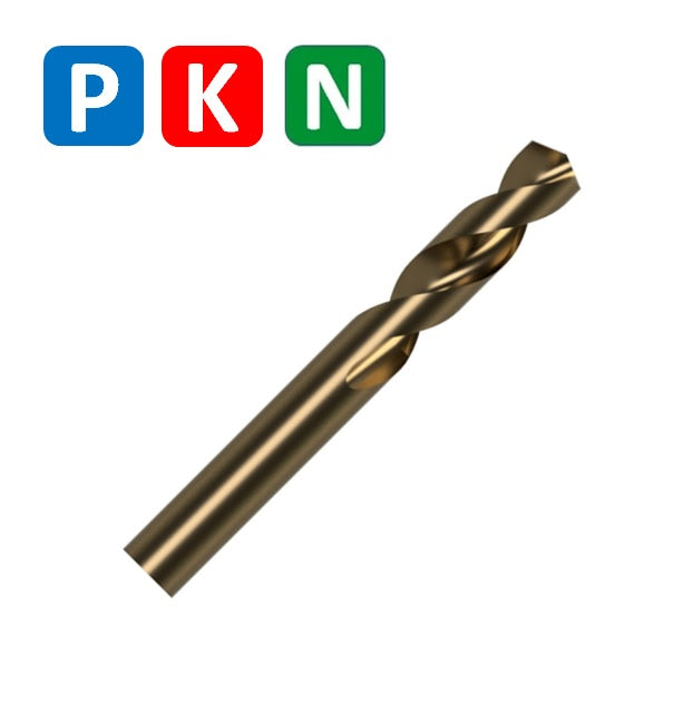 HSSCo Drill , Tip of 135º, Helix at 30º, Extra short series, DIN1897N (2.0mm - 13.0mm)