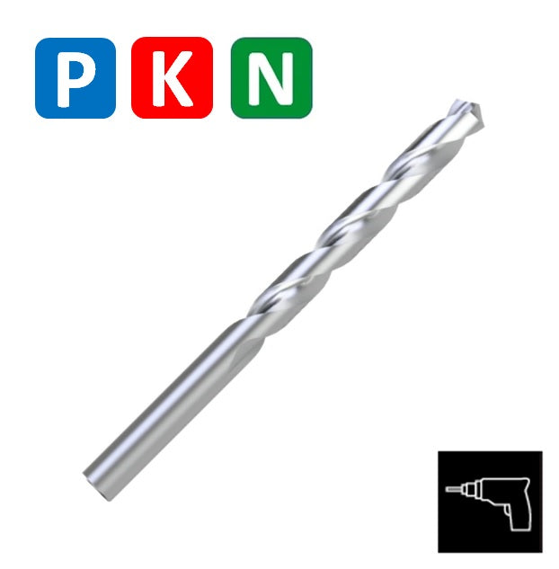 HSS Drill, Tip of 118º, Helix at 30º, DIN338NSP (1.0mm - 8.0mm)