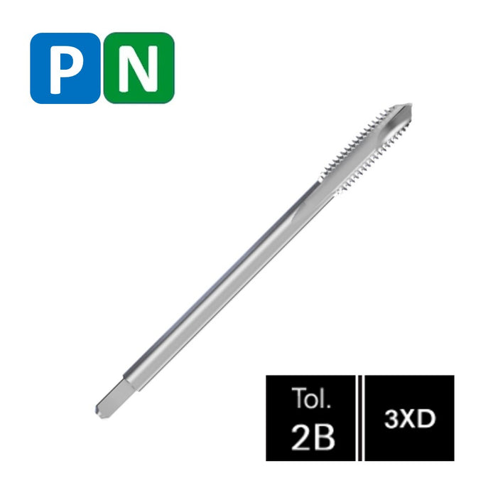 HSSE Cobalt Threading Tap, Tolerance 2B, Thin shank, DIN374B ( UNF 1/2-20 - UNF 1-12 )