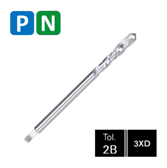 HSSE Cobalt Threading Tap, Tolerance 2B, Thin shank, DIN374C ( UNF 1/2-20 - UNF N1º1-12 )
