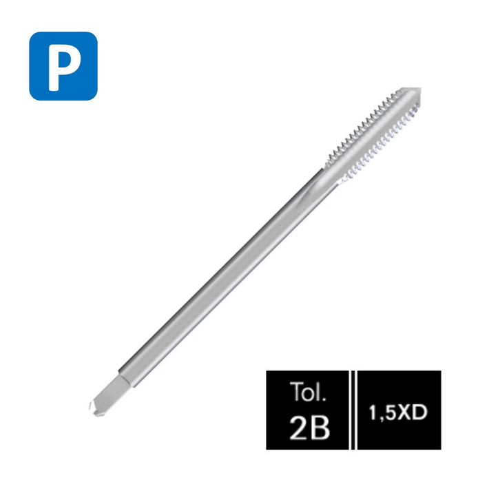 HSSE Cobalt Threading Tap, Tolerance 2B, Thin shank, DIN374C ( UNEF 1/2-28 - UNEF 1-20 )