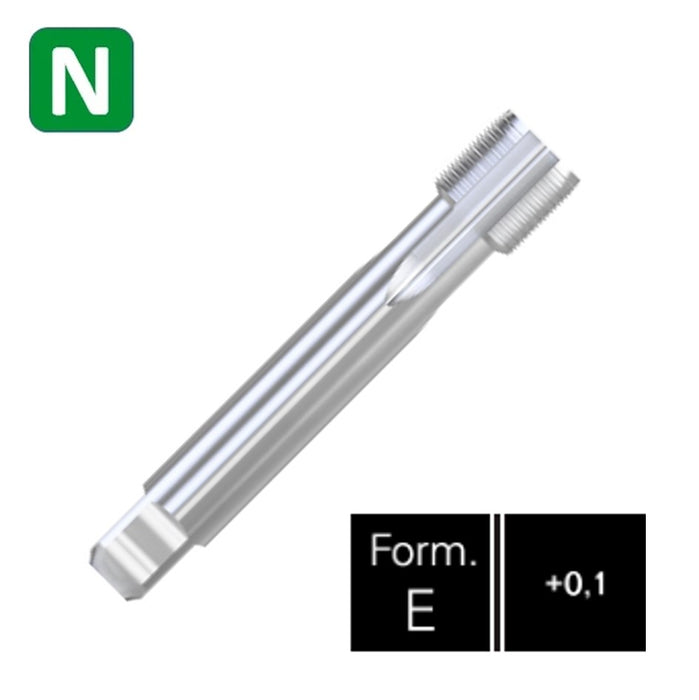 "HSSE Cobalt, Threading Tap, Tolerance +0,1, Thin shank, DIN 5156-E ( G 1/2 - G1'' )