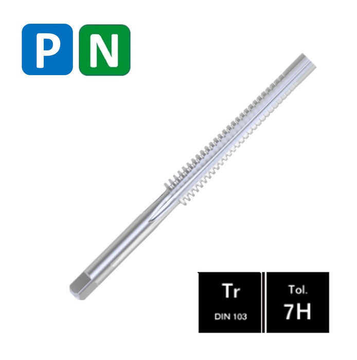 HSSE Cobalt Threading Tap, Nuts Tr, HSSE, 7H ( Tr 10x2 - Tr 32x6 )