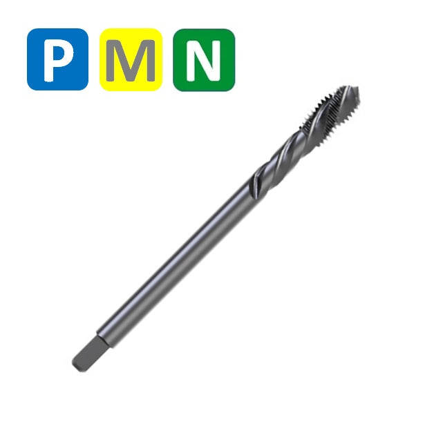 HSSE Cobalt Threading Tap, VAP Treatment, Tolerance 6H, Thin shank, DIN 376/374-C (M3 - M24)