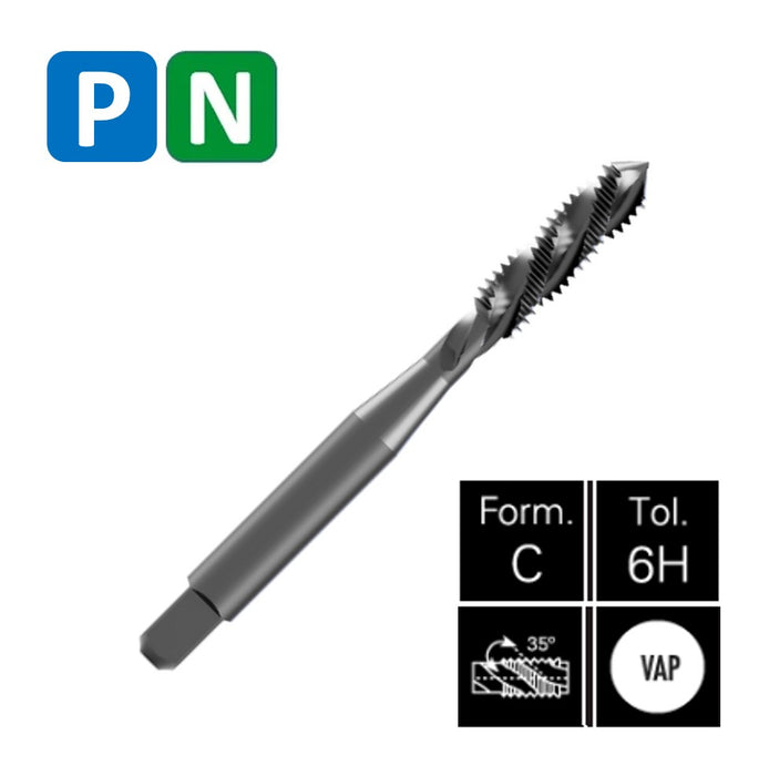 HSSE Cobalt Threading Tap, HSSSE JIS, Tol. HH1 to HH4, VAP ( M3x0.50 - M20x2.50 )