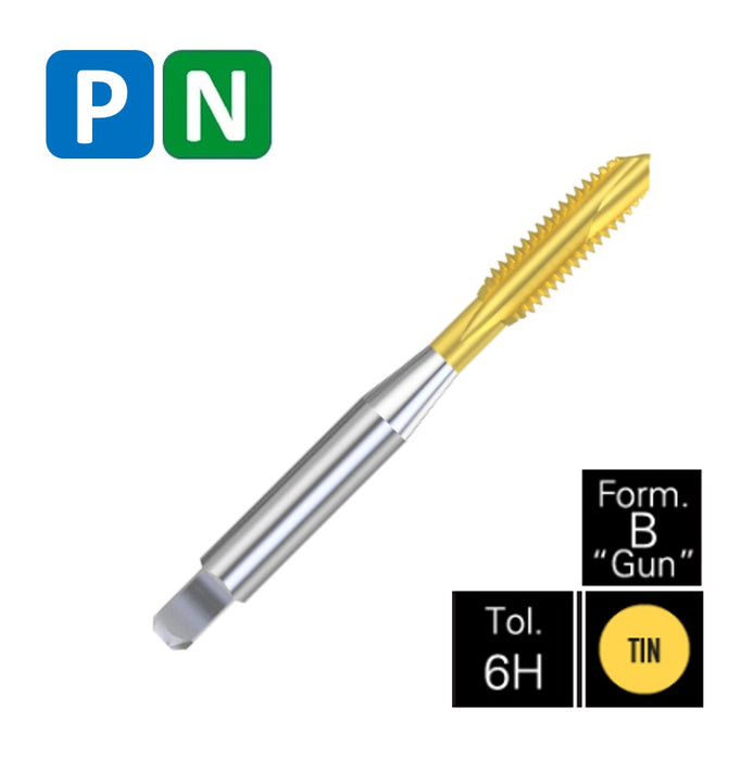 HSSE Cobalt Threading Tap, HSSSE JIS, Tol. HH1 to HH4, TIN ( M3x0.50 - M20x2.50 )