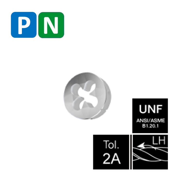 HSS High Speed Steel, Threading Dies, DIN EN-22568, Tolerance 2A, Left Hand ( UNF 1/2-20 - UNF 1''-12 )