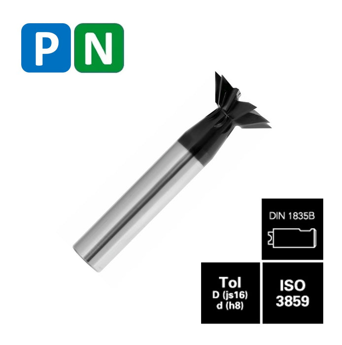 HSSE Slotting EndMill, 8,10,12 Flute, DIN 1833-A, 60º ( 16mm - 32mm )