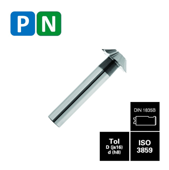 HSSE Slotting EndMill, 10,12 Flute, DIN 1833-B, 45º ( 16mm - 32mm )