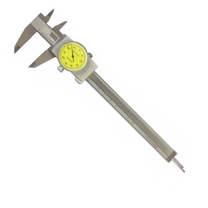 Dial caliper DIN 862, range 150mm, 0.02 reading, 4-way measurements (MIB Germany)