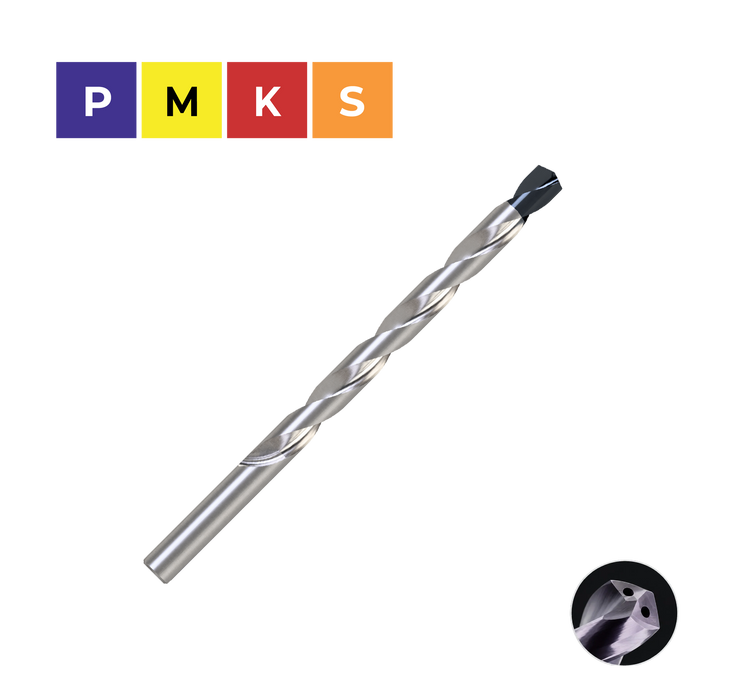 (3mm - 20mm) 12xD Solid Carbide Drill DIN 6537 – Series 11840