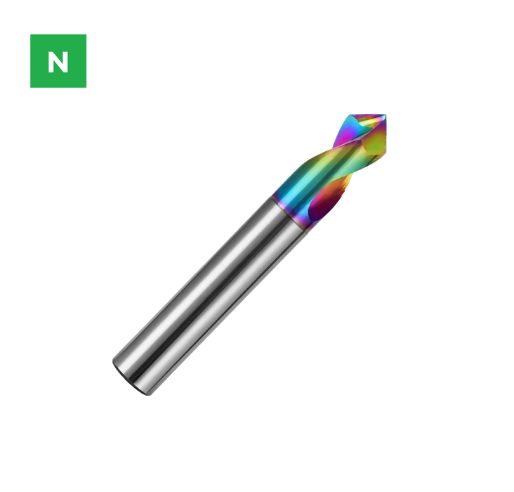 (2–16mm) 90° Solid Carbide Spot Drill DLC coating - Series T110