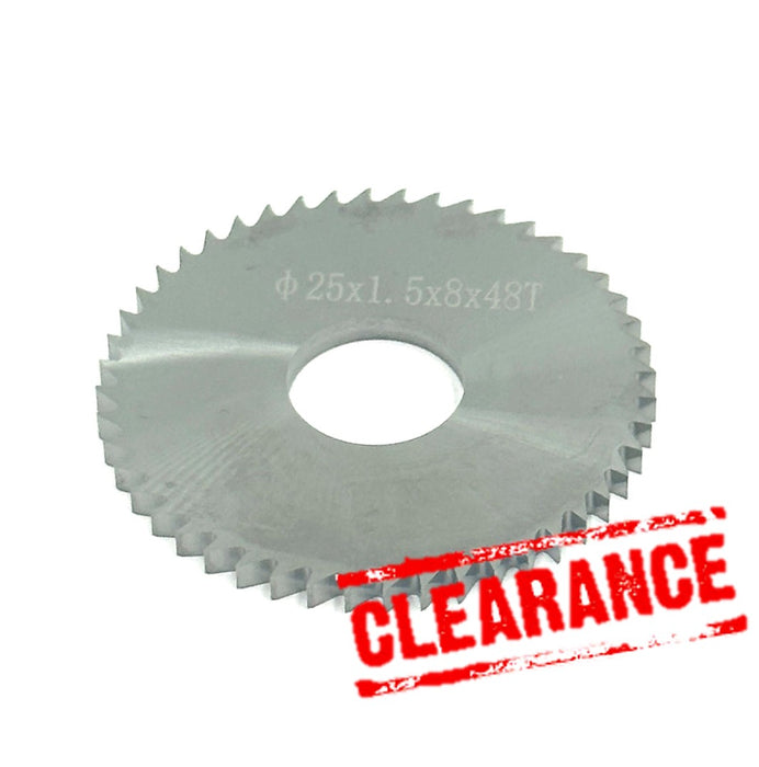 *** CLEARANCE *** Solid Carbide Circular Saw Blade 25x1.5 d8  48T