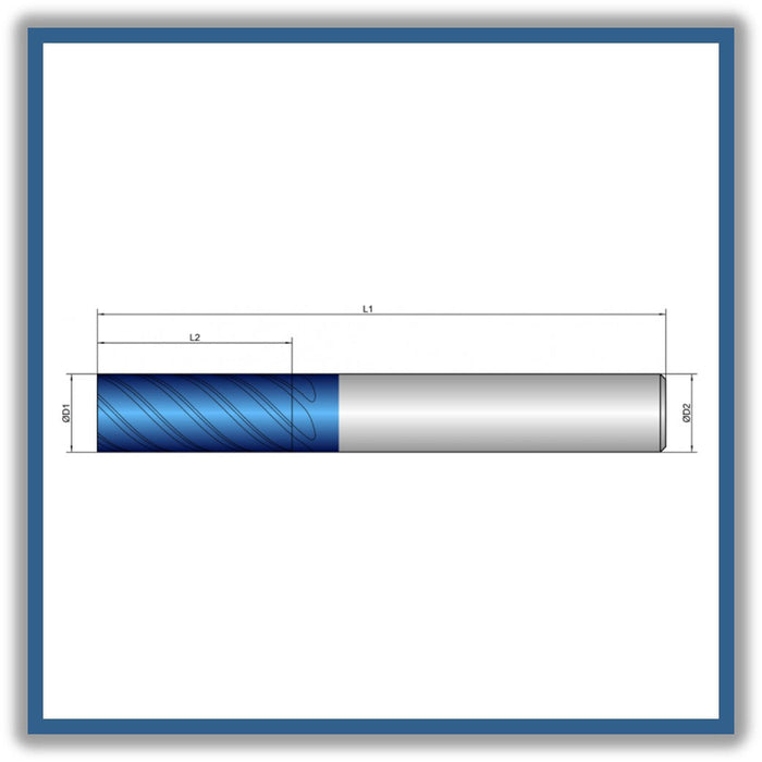 Solid Carbide End Mill 14mm 14x30x84xD14