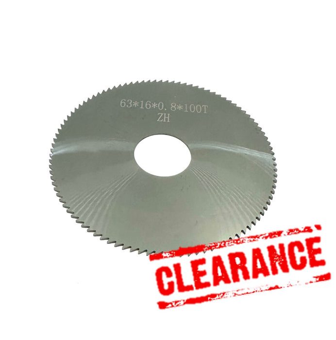 *** CLEARANCE *** Solid Carbide Circular Saw Blade 63x0.8 d16  100T