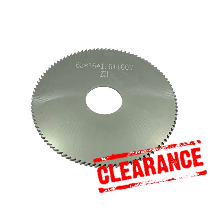 *** CLEARANCE *** Solid Carbide Circular Saw Blade 63x1.5 d16  100T