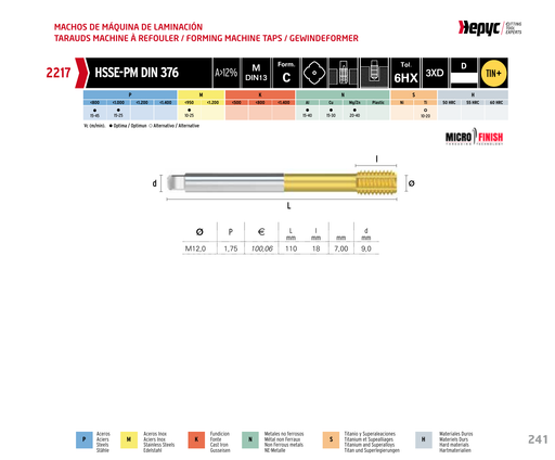 HEPYC 2217 manufacturer catalogue 1