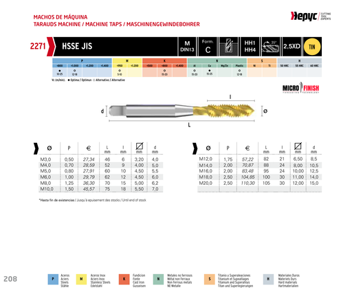 HEPYC 2271 manufacturer catalogue 1