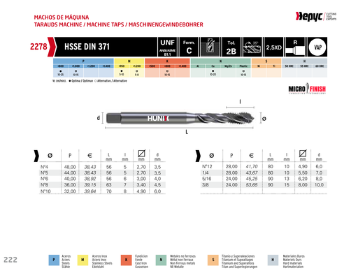 HEPYC 2278 manufacturer catalogue 1