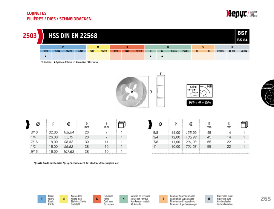 HEPYC 2503 manufacturer catalogue 1