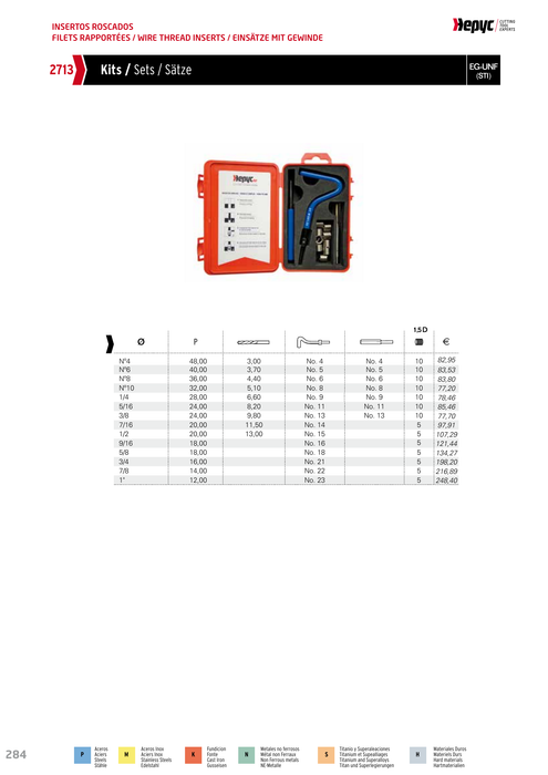 HEPYC 2713 manufacturer catalogue