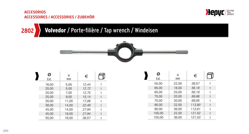 HEPYC 2802 manufacturer catalogue