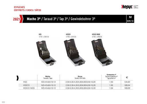HEPYC 2821 manufacturer catalogue