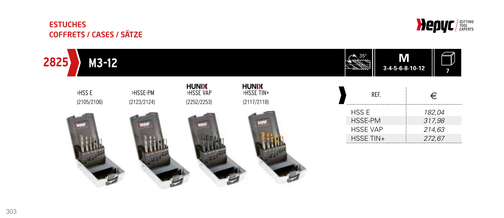HEPYC 2825 catalog specifications