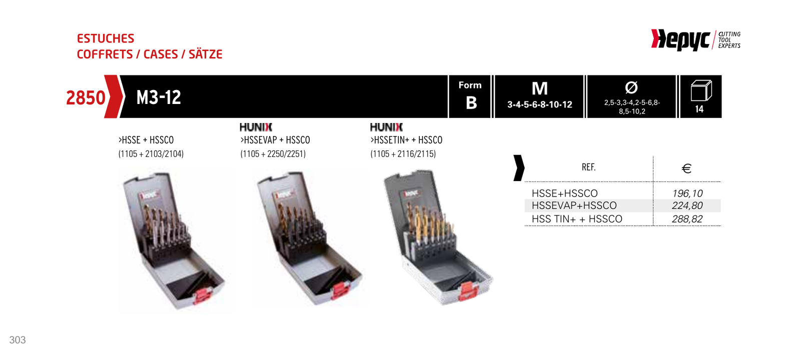 HEPYC 2850 catalog specifications