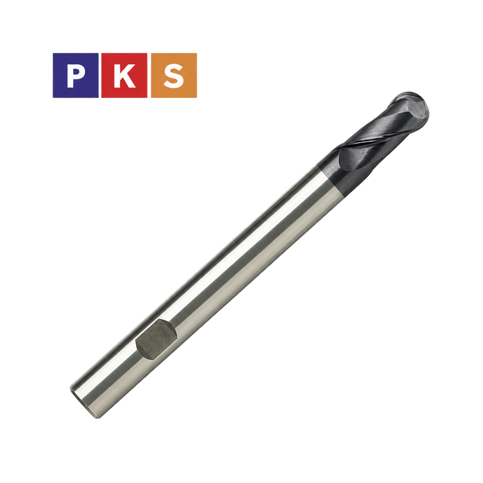 3113 HSSE Ball-Nose End Mill 2FL TiAlN