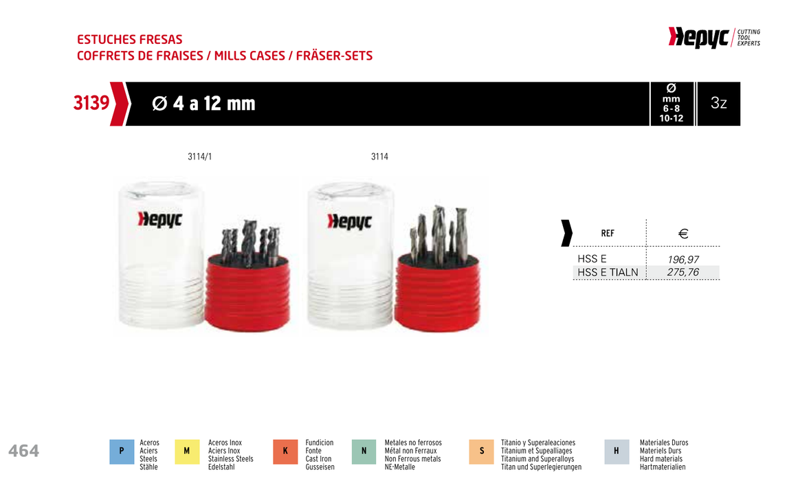 HEPYC 3139 manufacturer catalogue
