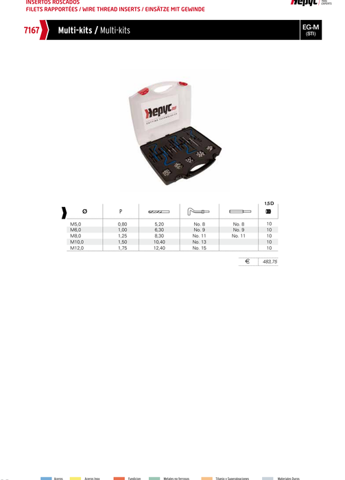 HEPYC 7167 catalog specifications