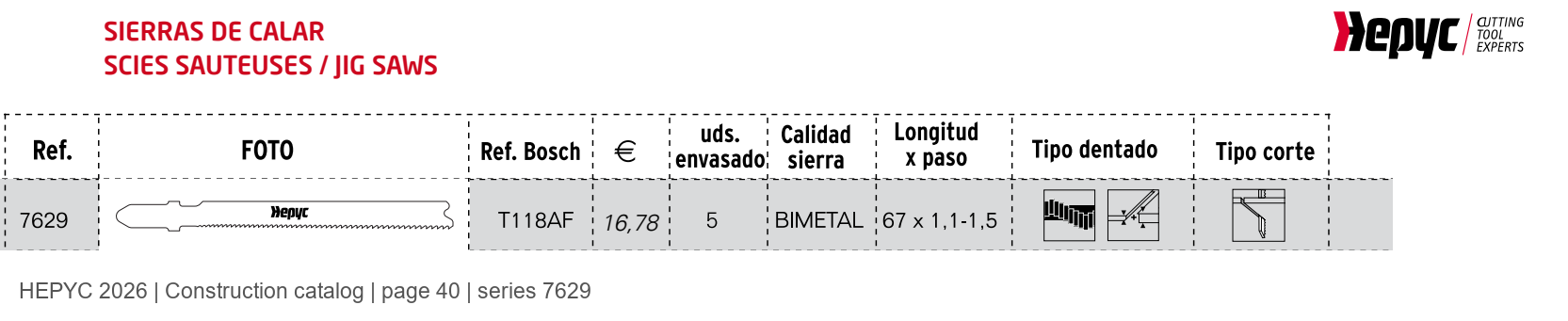 HEPYC 7629 catalog specifications