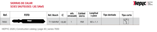 HEPYC 7650 catalog specifications